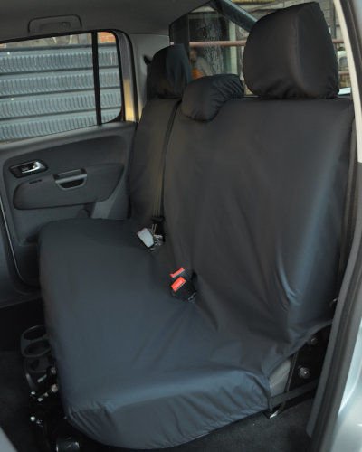 Black Rear Seat Cover VW Amarok 2010-2016