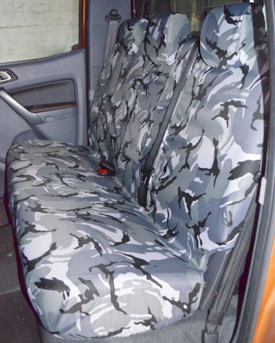 Ford Ranger Camouflage Rear Seat Covers 2012 on