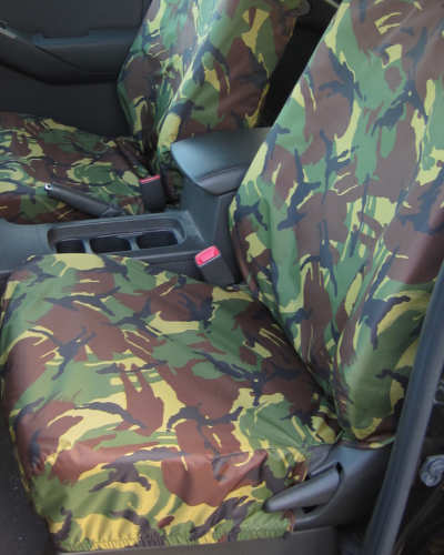 Green Camouflage Seat Covers - Pickup Truck
