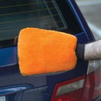 Microfibre Wash Mitt – Double Sided with Bug Remover