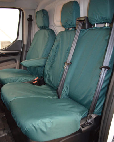 Ford Transit Custom Green Seat Covers