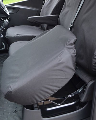 Renault Trafic Seat Covers - Tilt Forward Storage