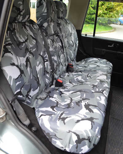Discovery 2 Camo Rear Seat Covers