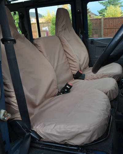 Land Rover Defender Beige Seat Covers
