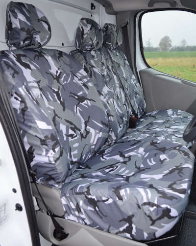 Camouflage Seat Covers for Vauxhall Vivaro