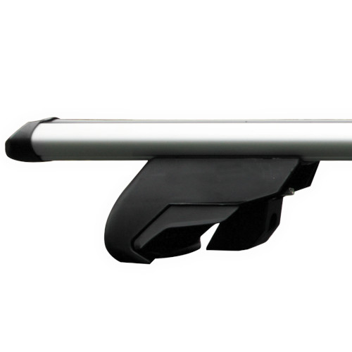 Aluminium Roof Bars for Raised Rails with Foot Pack