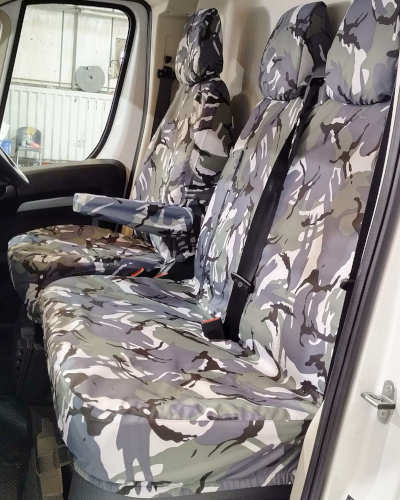 Camouflage Seat Covers for Fiat Ducato