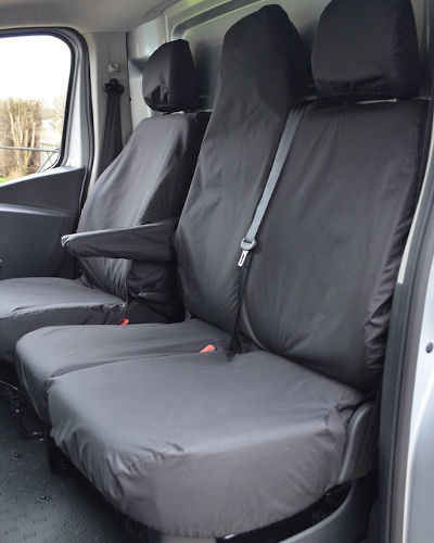 Nissan Primastar Seat Covers with Integrated Headrest