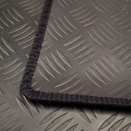 Rubber Floor Mats - Checker Plate Design