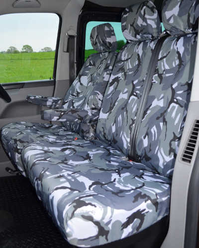 VW Transporter T6 Camouflage Seat Covers
