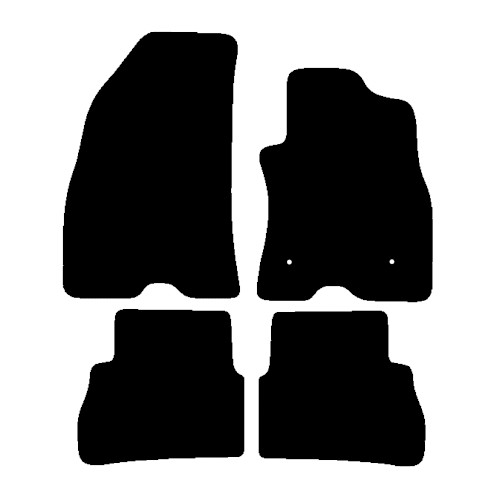 thumbnail image 2 of Motohobby Sport Velour Floor Mats – Fiat Bravo II (2006-2014) – Tailored Fit, Black 2 of 4