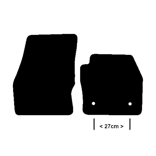 Ford Transit Connect Rubber Floor Mats