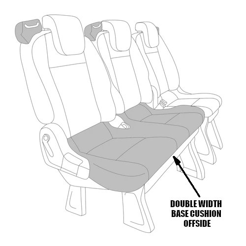 Transit Custom Kombi Seat Covers - Double + Single