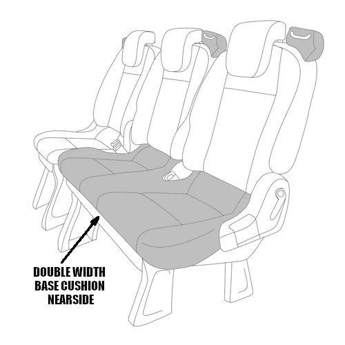 Transit Tourneo Custom Seat Covers - Single + Double